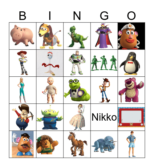 Happy Birthday Nikko Bingo Card