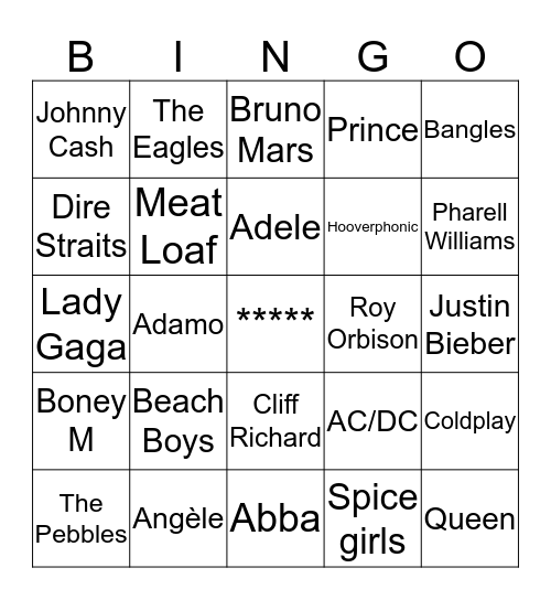 Music Maëstro Bingo Card