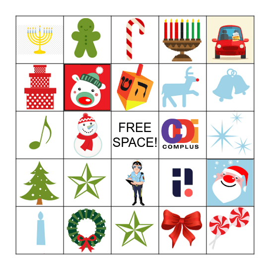 HOLIDAY BINGO Card