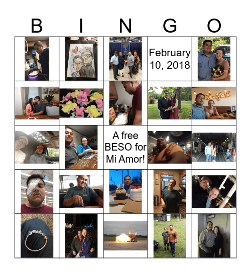 Our 1st Bingo Card