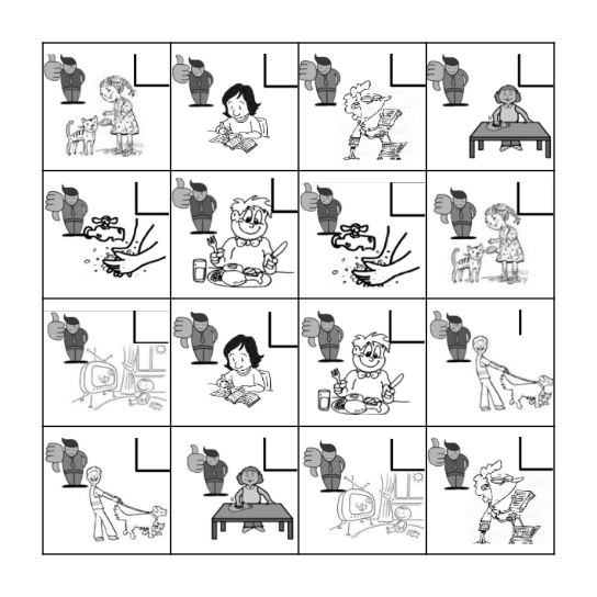 Doing Things Bingo Card