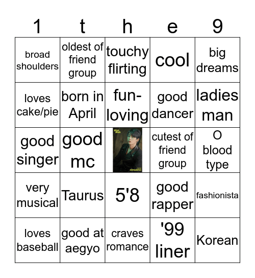 Taewoo Bingo Card