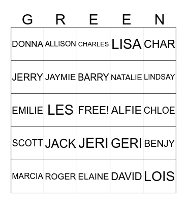 CELEBRATE WITH US Bingo Card