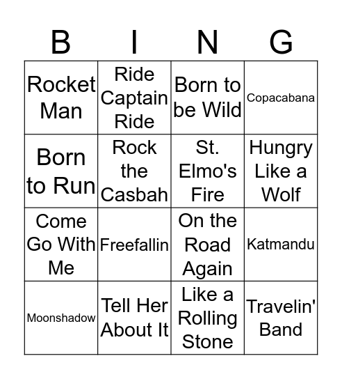 SOUTHPOINTE BINGO Card