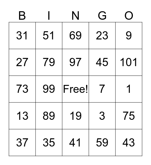 HAPPY HOLIDAYS Bingo Card