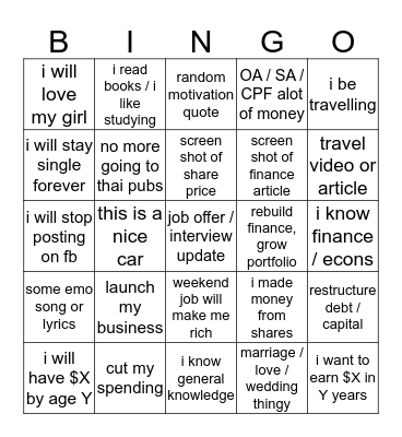 OLW BINGOUntitled Bingo Card