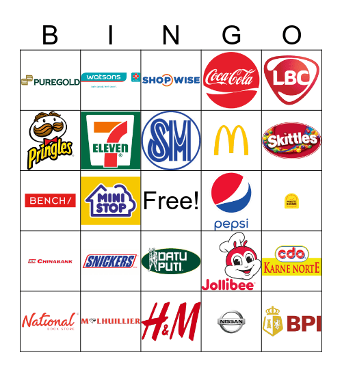 BINGO-LOGO Bingo Card