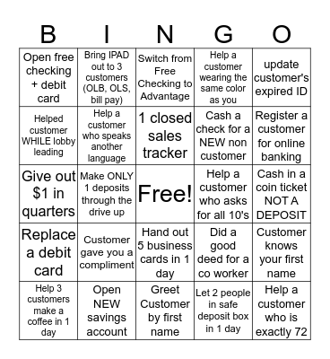 MSO BINGO Card