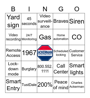 CUSTOMER SERVICE APPRECIATION Bingo Card