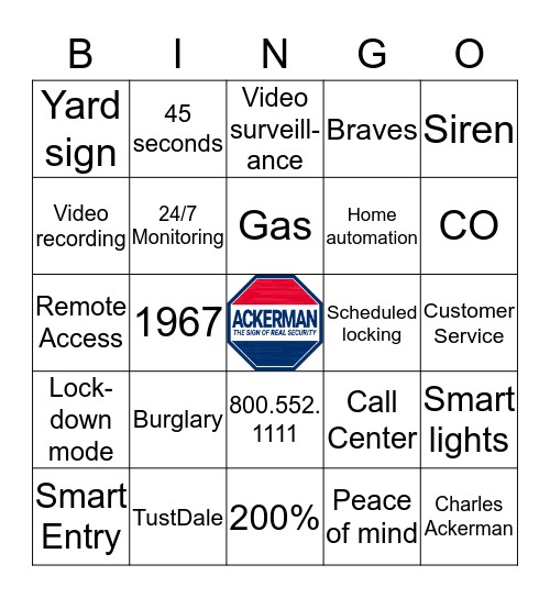 CUSTOMER SERVICE APPRECIATION Bingo Card