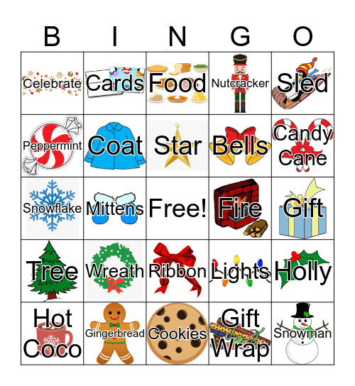 Holiday Bingo Card