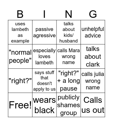 You know what it is Bingo Card