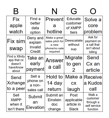 Team ebee EOY 2019 BINGO Card