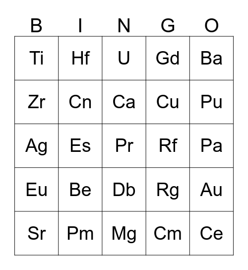 Mima’s. Bingo Card