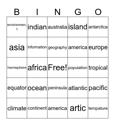 sort 56 Bingo Card