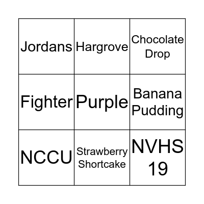 Aniya's Day Bingo Card