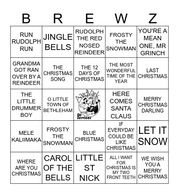 XMAS EDITION - NAME THAT TUNE Bingo Card