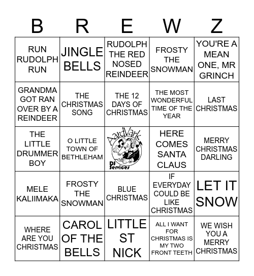 XMAS EDITION - NAME THAT TUNE Bingo Card