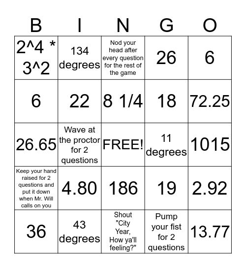 Game of Thrones: Seven Bingo Card