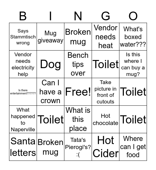 Ckm Milwaukee Bingo Card