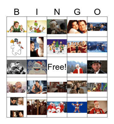 Christmas Bingo Card