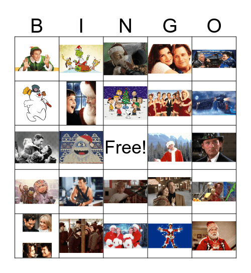 Christmas Bingo Card