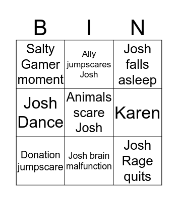 24-HOUR SALT STREAM Bingo Card