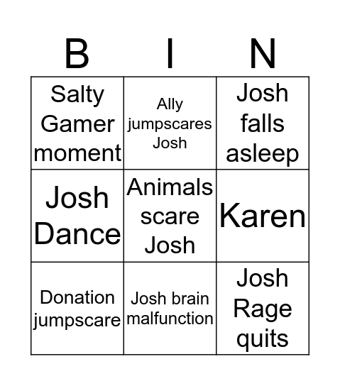 24-HOUR SALT STREAM Bingo Card