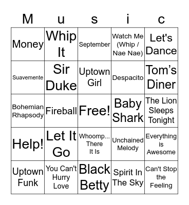 2019 Sullivan-Wheeler Bingo Fest Bingo Card
