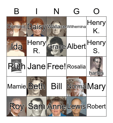 MY FAMILY Bingo Card