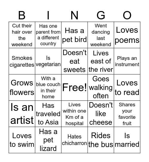 Thin Sticks, Thick Bricks Bingo Card