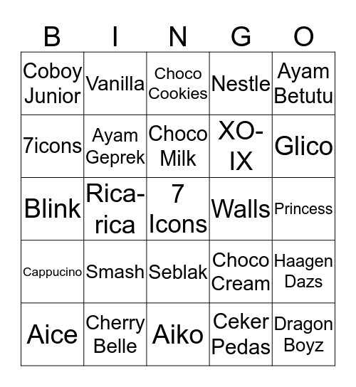 Joy Bingo Card