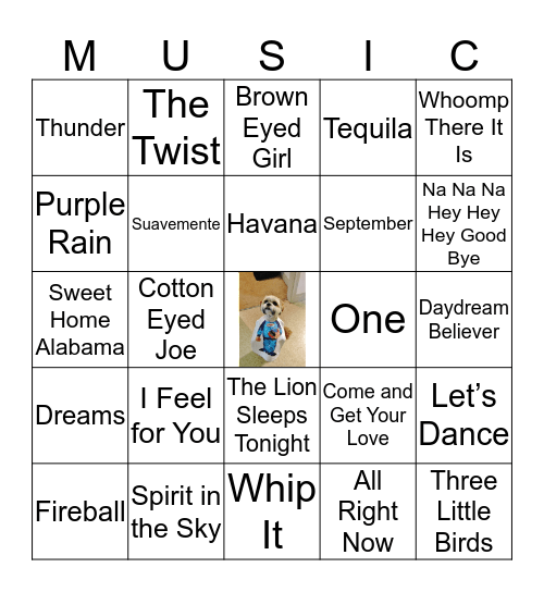 Sullivan-Wheeler Familia - 2019 Bingo Card