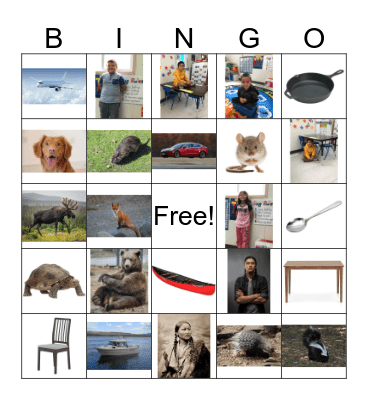 Cree Bingo Card
