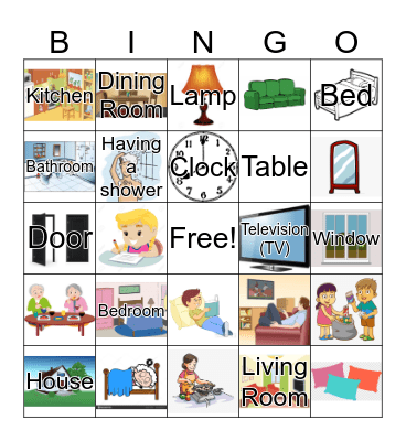 MY          HOUSE Bingo Card