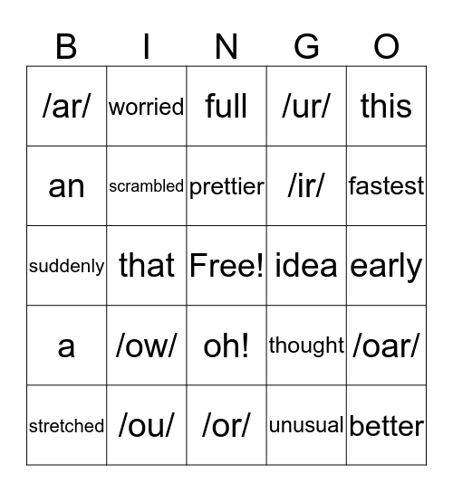 Figure It Out Bingo! Bingo Card