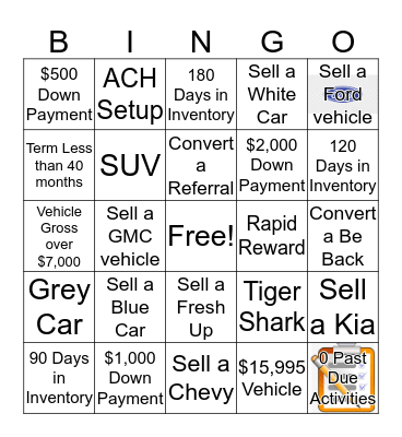 Thanksgiving Bingo Card