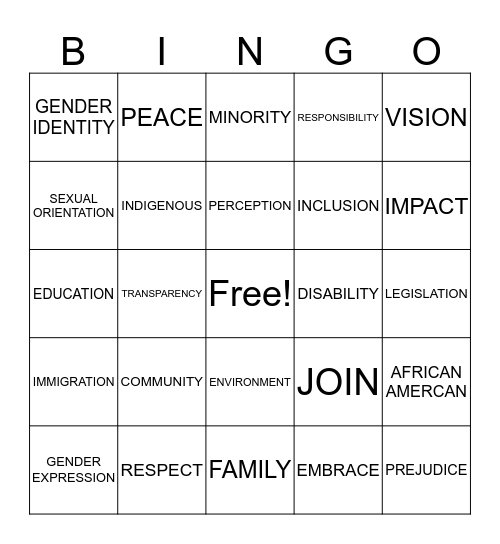 Sweet on Service Holiday Bingo Card