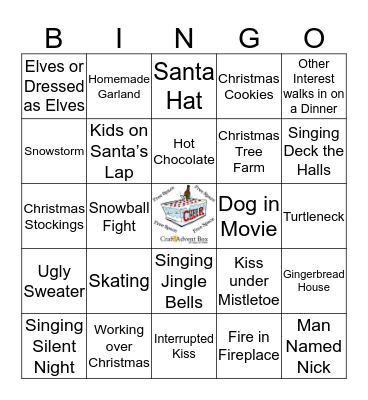 Christmas Movie Bingo Card