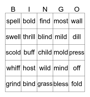 BONUS LETTERS & CS EXCEPTIONS Bingo Card