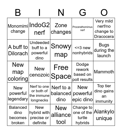 1.11 Bingo Board Bingo Card