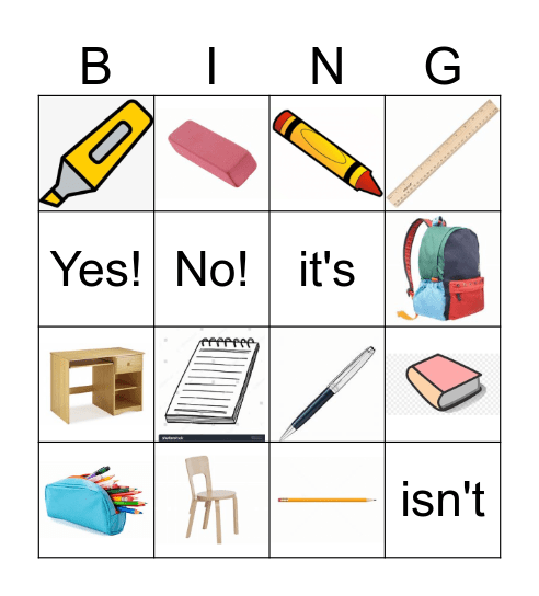 making bingo for language classroom