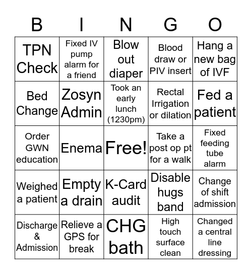 7 South BINGO! Bingo Card