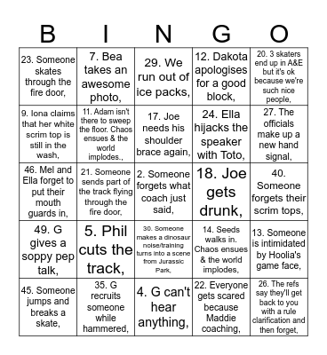 Border City Bingo 2019 Bingo Card