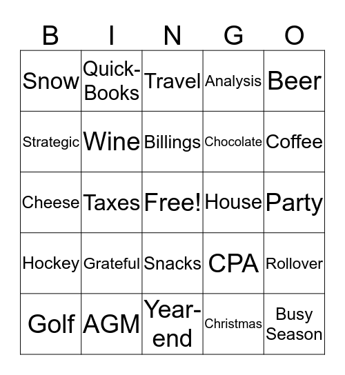 Lyle Tilley Davidson Christmas Bingo 2019 Bingo Card