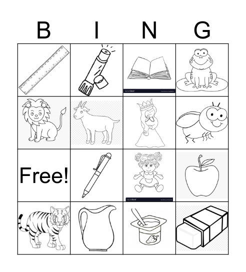 Children 2 (Units 1-2) Bingo Card