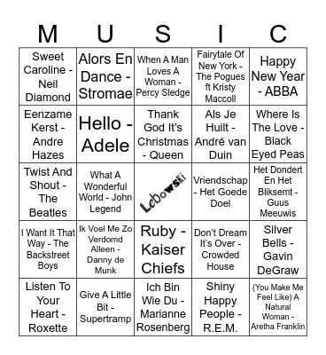 403 Bingo Card