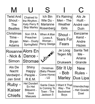 412 Bingo Card