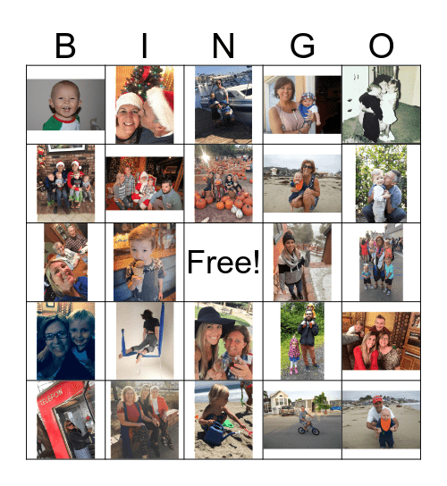 Schendel Bingo Card