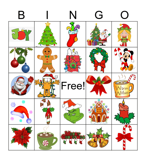 HOLIDAY BINGO Card